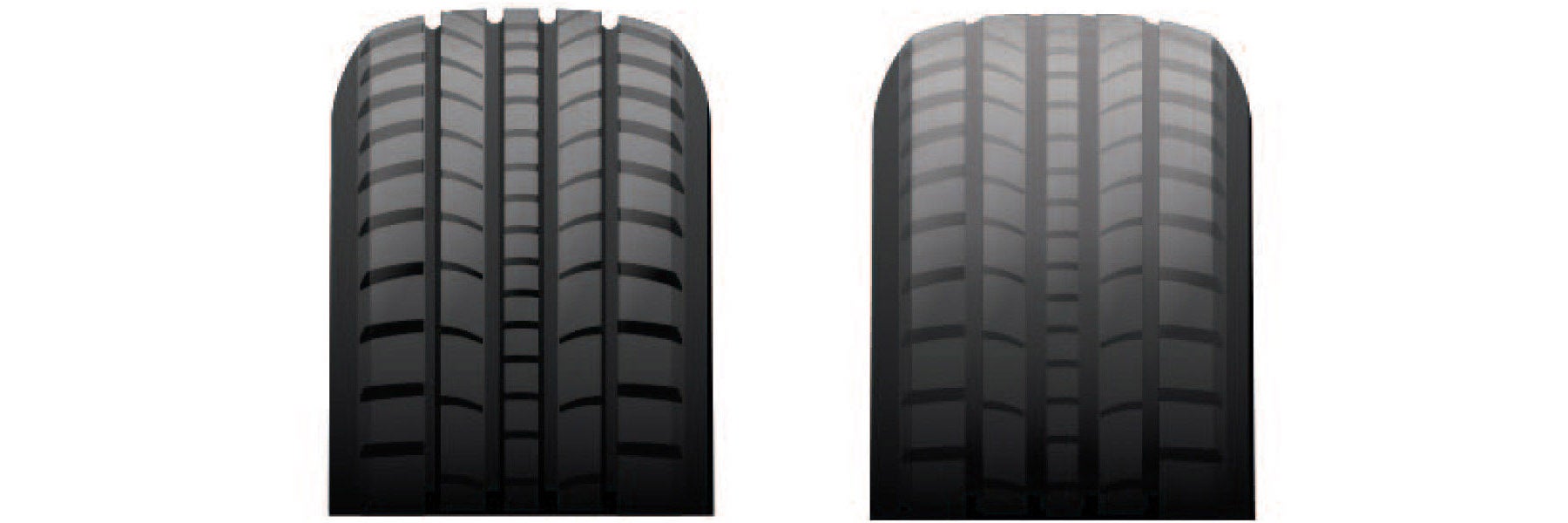 Tire tread depth comparison at Wyatt Johnson Kia in Clarksville TN