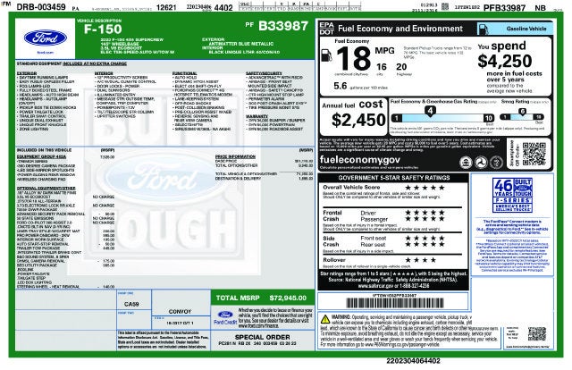 2023 Ford F-150 Tremor
