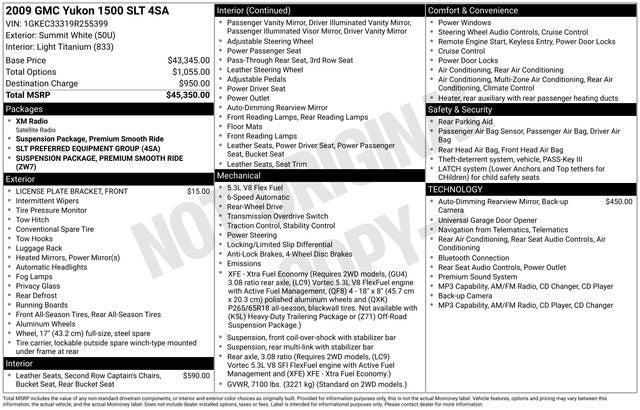 2009 GMC Yukon SLT1