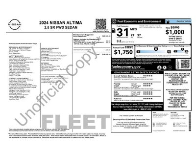 2024 Nissan Altima 2.5 SR