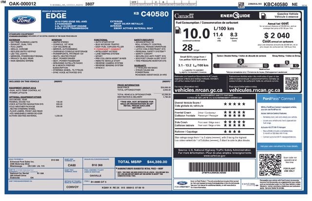 2019 Ford Edge SEL