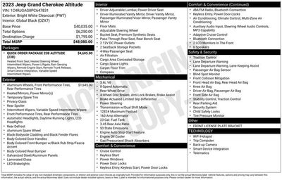 2023 Jeep Grand Cherokee Altitude