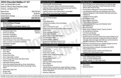 2024 Chevrolet Malibu LT 1LT