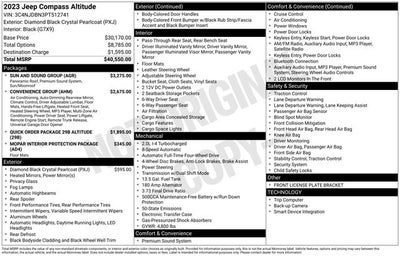 2023 Jeep Compass Altitude