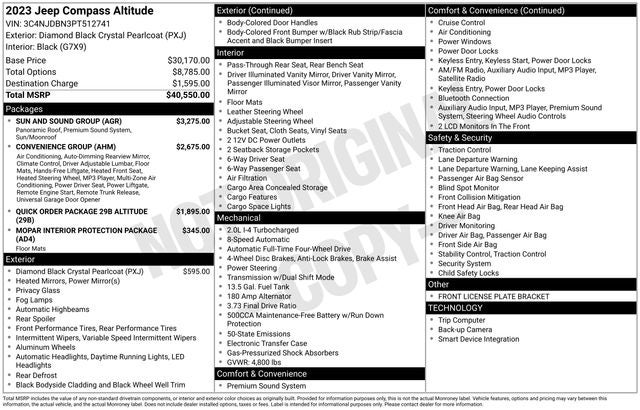 2023 Jeep Compass Altitude
