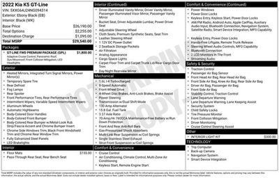 2022 Kia K5 GT-Line