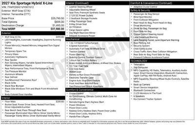 2027 Kia Sportage Hybrid X-Line