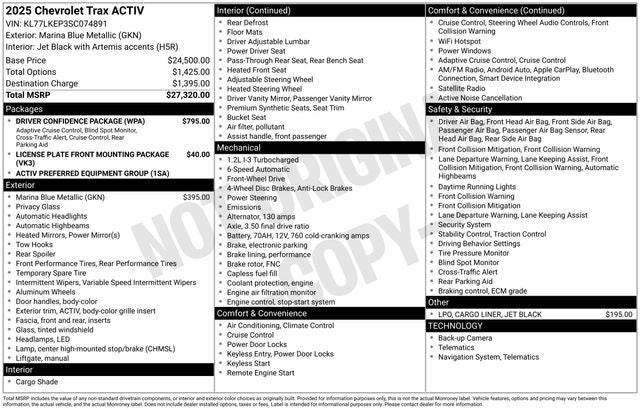 2025 Chevrolet Trax ACTIV
