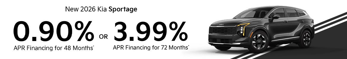 2026 Kia Sportage – 0.90% or 3.99% APR – Clarksville, TN