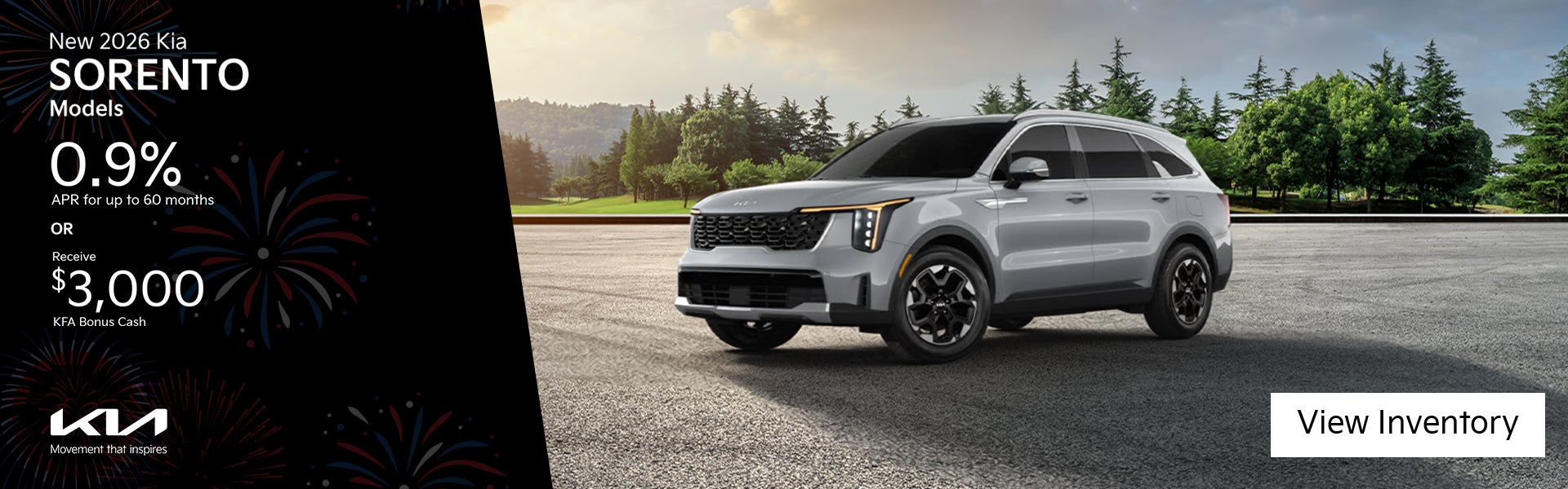 New 2026 Kia Sorento Models