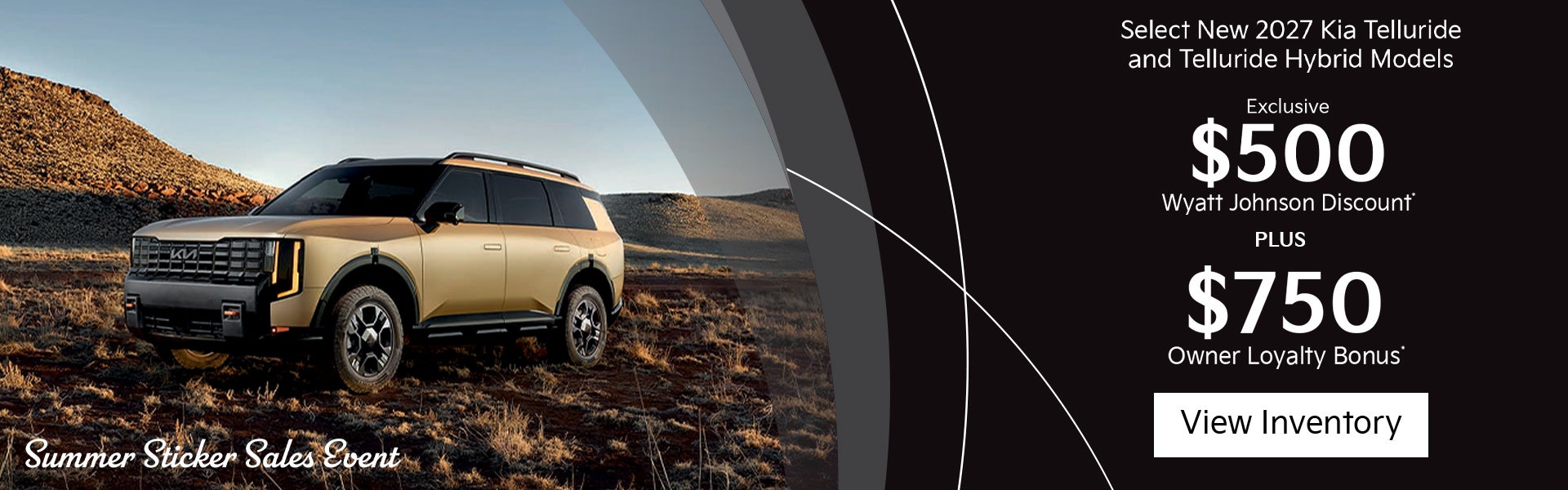 Select New 2027 Kia Telluride and Telluride Hybrid Models