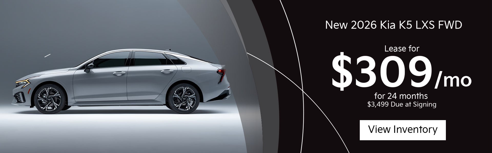 2026 Kia K5 LXS Lease $309 – Clarksville, TN