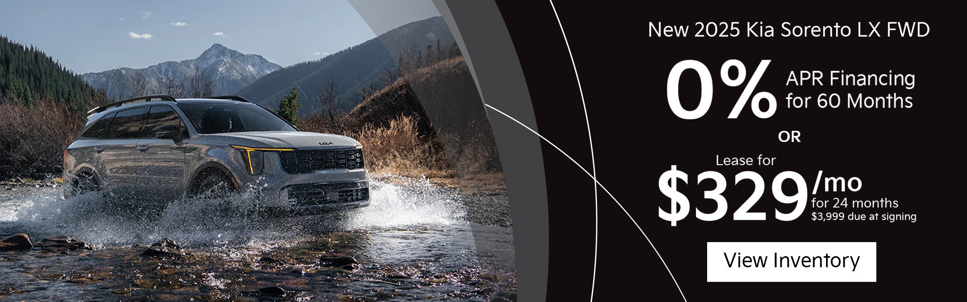 2025 Kia Sorento LX Lease or 0% APR – Clarksville, TN