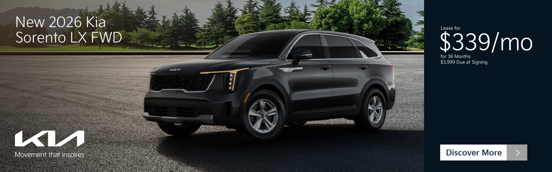 New 2026 Kia Sorento LX FWD